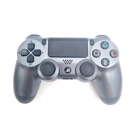 Playstation 4 - Dual Shock 4 Wireless Controller - Dark Silver - PS4 Tilbehør (B Grade) (Genbrug)